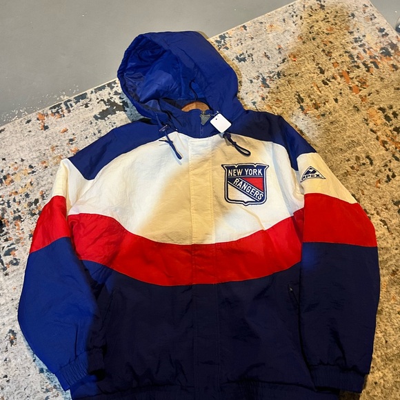 Apex One New York Rangers Colorblock Jacket - Picture 3 of 4